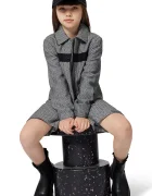 Karl Lagerfeld Детски челси боти от кожа в черно Z30984