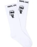 Karl Lagerfeld Детски чорапи с памук в бяло Z31204