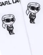 Karl Lagerfeld Детски чорапи с памук в бяло Z31204