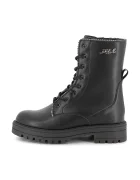 Karl Lagerfeld Детски кожени ботуши в черно Z30983
