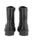 Karl Lagerfeld Детски кожени ботуши в черно Z30983