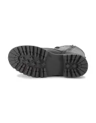 Karl Lagerfeld Детски кожени ботуши в черно Z30983