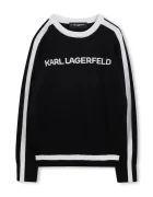 Karl Lagerfeld Детски пуловер с кашмир