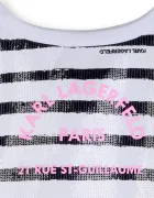 Karl Lagerfeld Детски суичър в бяло с десен Z31137