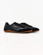 Karl Lagerfeld Devon Sneaker маратонки мъжки от кожа черни KL54415