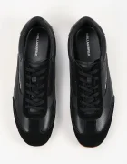 Karl Lagerfeld Devon Sneaker маратонки мъжки от кожа черни KL54415