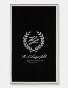 Karl Lagerfeld Голяма памучна кърпа K/HOTEL 90 x 150 cm в черно B1W46088