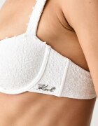 Karl Lagerfeld горнище на бански дамско бяло B3W46012
