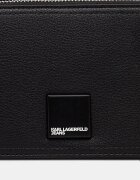 KARL LAGERFELD JEANS чанта crossbody дамска от имитация на кожа черна B3W30169