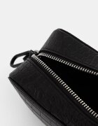 KARL LAGERFELD JEANS чанта crossbody дамска от имитация на кожа черна B3W30287