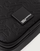 KARL LAGERFELD JEANS чанта през рамо мъжка от имитация на кожа черна B4M30198