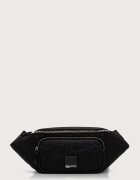 KARL LAGERFELD JEANS чанта през рамо мъжка от имитация на кожа черна B4M30274