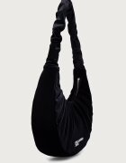 KARL LAGERFELD JEANS дамска чанта от кадифе черна B4W30271