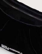 KARL LAGERFELD JEANS дамска чанта от кадифе черна B4W30271