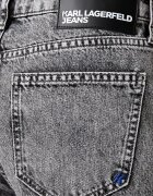 KARL LAGERFELD JEANS дънки relaxed fit дамски сиви B1W10105