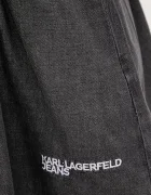 KARL LAGERFELD JEANS Дънкова рокля в сиво къса разкроена A4W13003