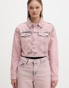 KARL LAGERFELD JEANS Дънково яке дамско от деним розово B2W14035