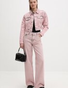 KARL LAGERFELD JEANS Дънково яке дамско от деним розово B2W14035