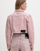 KARL LAGERFELD JEANS Дънково яке дамско от деним розово B2W14035