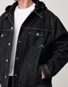 KARL LAGERFELD JEANS дънково яке мъжко x Pietro Terzini черно B4M14042