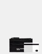 KARL LAGERFELD JEANS калъф за ключове дамски от имитация на кожа черен B3W32052