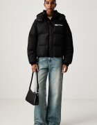 KARL LAGERFELD JEANS капитонирано яке дамско черно B4W15070