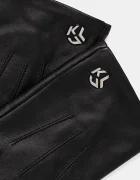 KARL LAGERFELD JEANS Кожени ръкавици в черно A4W33092