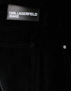 KARL LAGERFELD JEANS панталон мъжки от джинс черен със стандартна талия B3M10017