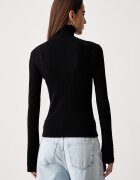 KARL LAGERFELD JEANS поло дамско с вискоза черно B4W18001