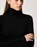 KARL LAGERFELD JEANS поло дамско с вискоза черно B4W18001