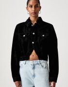 KARL LAGERFELD JEANS преходно яке дамско от деним черно B4W14037