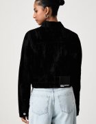KARL LAGERFELD JEANS преходно яке дамско от деним черно B4W14037
