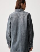 KARL LAGERFELD JEANS риза дамска от деним сива B4W11006
