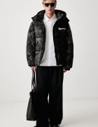 KARL LAGERFELD JEANS риза мъжка от памук x Pietro Terzini бяла с щампа B4M16022