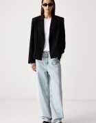 KARL LAGERFELD JEANS сако с едноредно закопчаване дамско x Pietro Terzini черно B4W14044