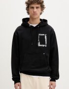 KARL LAGERFELD JEANS суичър с качулка мъжки от памук черен B2M20028