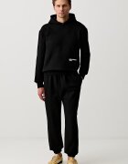 KARL LAGERFELD JEANS суичър с качулка мъжки от памук черен B3M20006