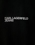 KARL LAGERFELD JEANS суичър с качулка мъжки от памук черен B3M20006