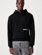 KARL LAGERFELD JEANS суичър с качулка мъжки с памук черен B4M20023