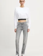 KARL LAGERFELD JEANS Суичър в бяло с изчистен дизайн A2W20062