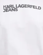 KARL LAGERFELD JEANS тениска дамска от памук бяла A1W17005