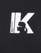 KARL LAGERFELD JEANS тениска дамска от памук черна A1W17031