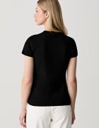 KARL LAGERFELD JEANS тениска дамска от памук черна B3W17017