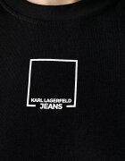 KARL LAGERFELD JEANS тениска дамска от памук черна B3W17017