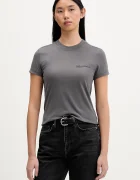 KARL LAGERFELD JEANS тениска дамска от памук сива A1W17004
