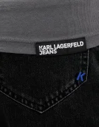 KARL LAGERFELD JEANS тениска дамска от памук сива A1W17004