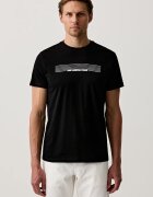 KARL LAGERFELD JEANS тениска мъжка от памук черна B3M17001