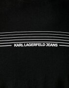 KARL LAGERFELD JEANS тениска мъжка от памук черна B3M17001