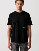 KARL LAGERFELD JEANS тениска мъжка от памук черна B3M17005