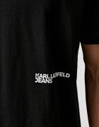KARL LAGERFELD JEANS тениска мъжка от памук черна B3M17005